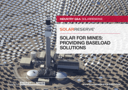 Baseload Power for mines