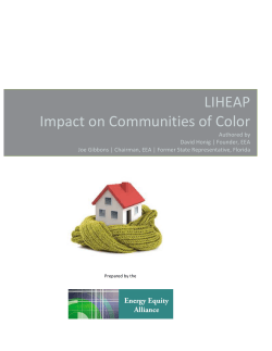 LIHEAP Impact on Communities of Color