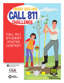 CALL 811 STUDENT POSTER CONTEST