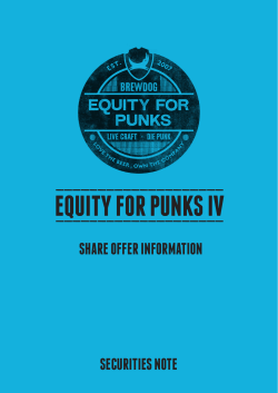 EQUITY FOR PUNKS IV - Financial Supervisory Authority