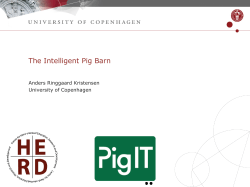 The Intelligent Pig Barn