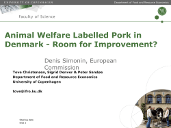 Animal welfare labelled pork in other countries?