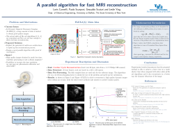 A parallel algorithm for fast MRI reconstruction