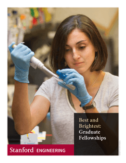 Graduate Fellowships - Stanford School of Engineering