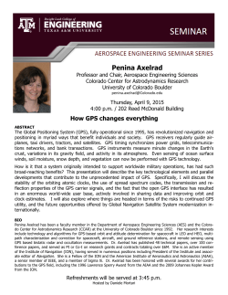 Penina Axelrad, Professor & Chair, Aerospace Engineering