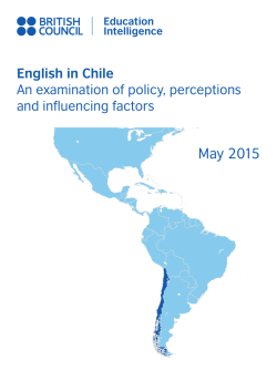 English in Chile - EnglishAgenda | British Council