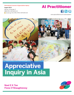 Appreciative Inquiry in Asia