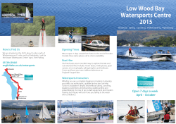 Watersports Activities Sheet PDF