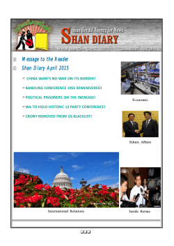 April 2015 - Shan Herald Agency for News