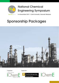 Sponsorship Packages - Curtin University Sarawak Â» Chemical