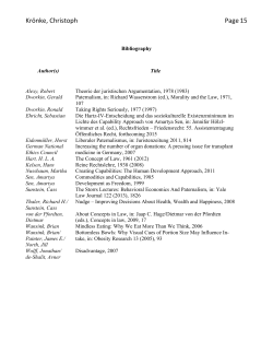 Bibliography - Enhancing Life Project