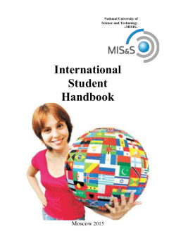 Handbook of International Student 2014