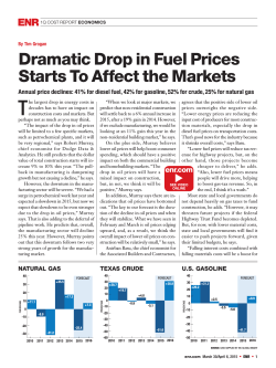Dramatic Drop in Fuel Prices Starts To Affect the Markets