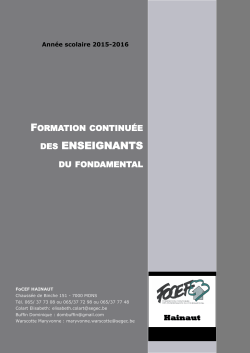 Brochure Hainaut