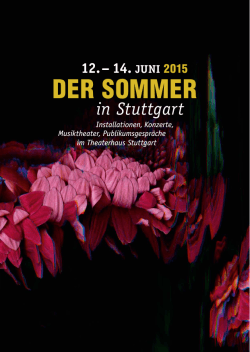 Der Sommer in Stuttgart - Ensemble