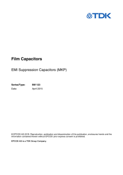 Film Capacitors - EMI Suppression Capacitors (MKP