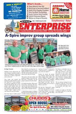 April 15, 2015 - Interlake Enterprise News