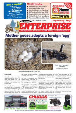 April 22, 2015 - Interlake Enterprise News