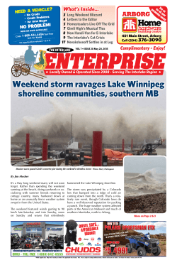 Weekend storm ravages Lake Winnipeg shoreline communities