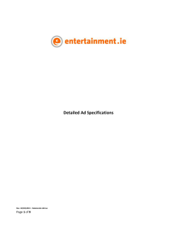Ad Specs - Entertainment.ie