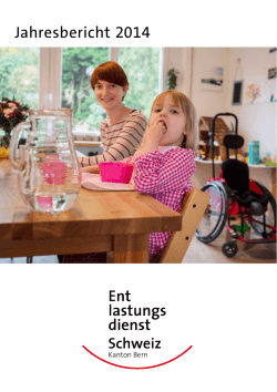 Jahresbericht 2014 - entlastungsdienst.ch