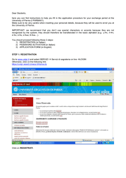 Instructions online Application Form I PARMA01