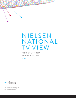 Nielsen Defined Report Layouts