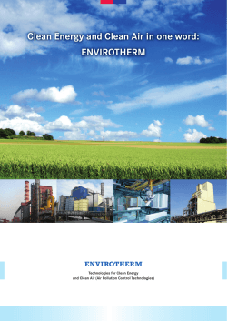 Clean Energy and Clean Air in one word: ENVIROTHERM