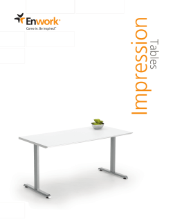 Tables Brochure: Impression Section