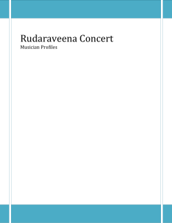 Rudaraveena Concert - Embassy of India, Belgrade