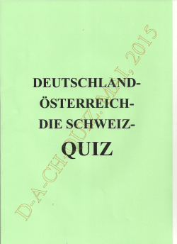 D-A-CH Quiz
