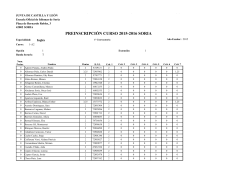 PREINSCRIPCI&Atilde;N CURSO 2015-2016 SORIA