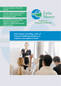 Experts in Financial Wellbeing