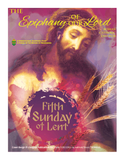 March 22, 2015 Bulletin - Epiphany of Our Lord Parish