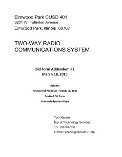 two-way radio communications system