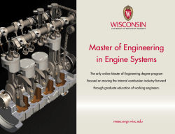 Master of Engineering in Engine Systems
