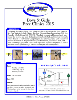Boys & Girls Free Clinics 2015