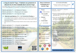 Le long du Canal des Vosges, 15 itinÃ©raires vous - Epinal VÃ©lo-VTT