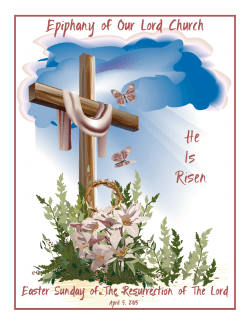 April 5 â Easter - Epiphany of Our Lord Church