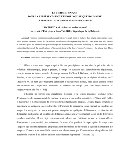 PDF (La catÃ©gorie du temps dans la mentalitÃ© roumaine)