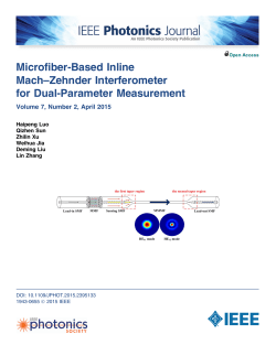 PDF (Microfiber-based inline Mach-Zehnder interferometer for dual