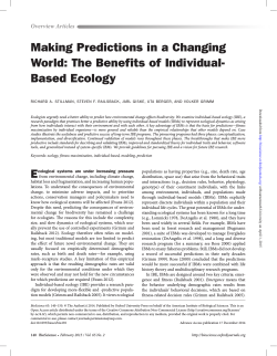 Making Predictions in a Changing World: The Benefits of Individual