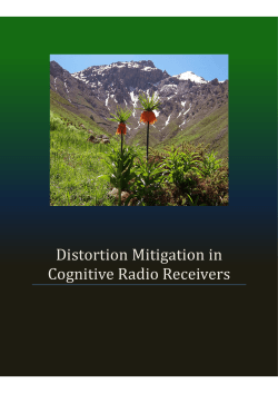 Distortion Mitigation in Cognitive Radio Receivers