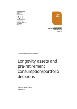 Longevity assets and pre-retirement consumption/portfolio decisions