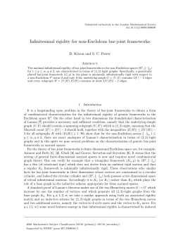 Infinitesimal rigidity for non-Euclidean bar-joint