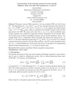 Concentration of the invariant measures for the