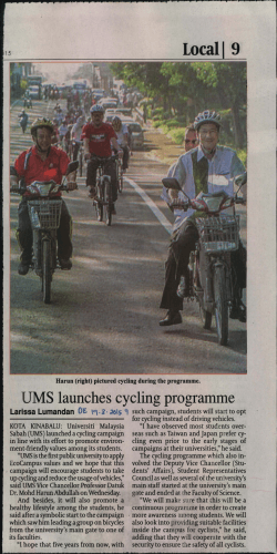 VMS launches cycling programme
