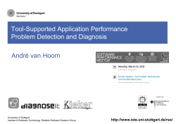 Tool-Supported Application Performance Problem Detection and