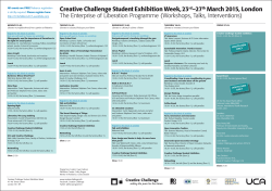 CC exhibition week overview programme