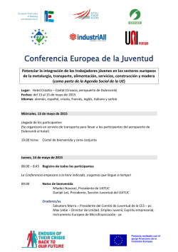 Conferencia Europea de la Juventud